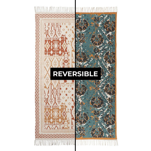 Euphoria Blue Dhurrie